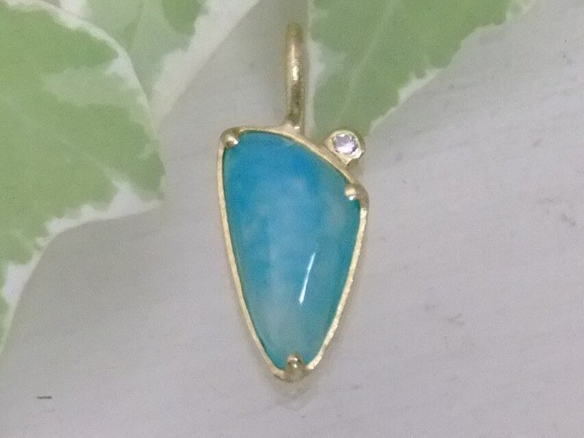 ジェムシリカ＊アンティーク調K18top