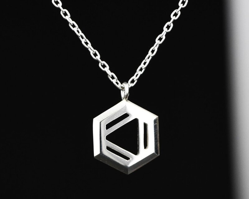 ベンゼン　ネックレス　化学式®アクセサリー