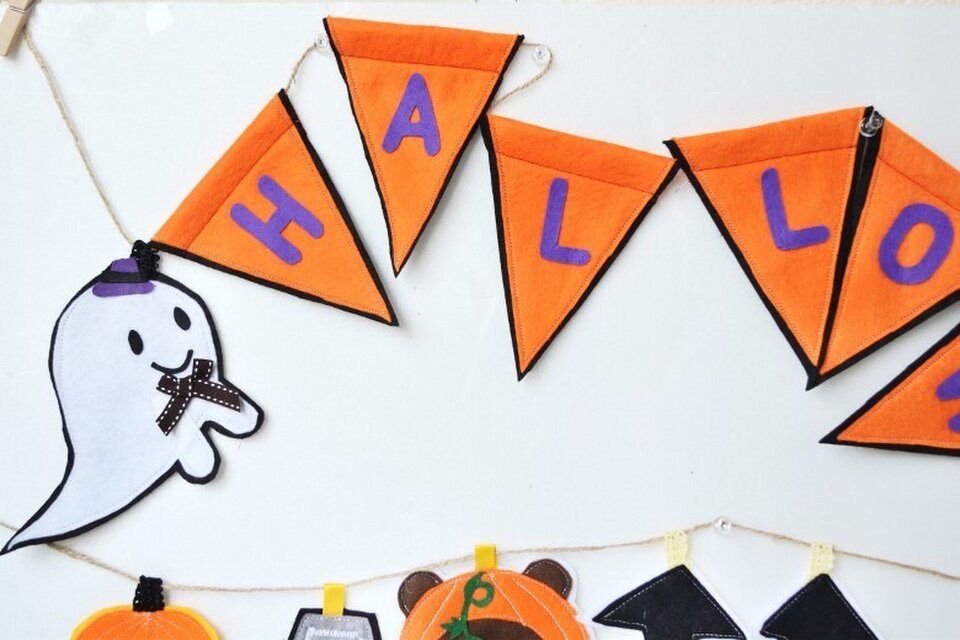 ハロウィンガーランド【コメントください】 ハロウィンガーランド【コメントください】 ハロウィン ガーランド