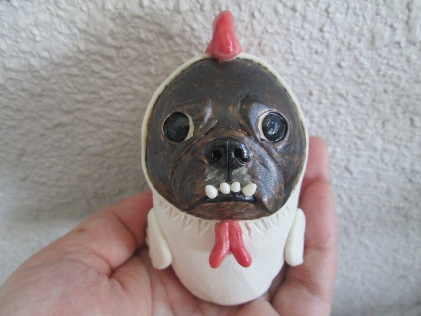 酉かぶりフレンチブルドッグ（タイガーブリンドル）