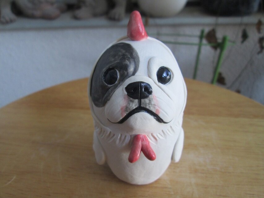 酉かぶりフレンチブルドッグ（パイド）