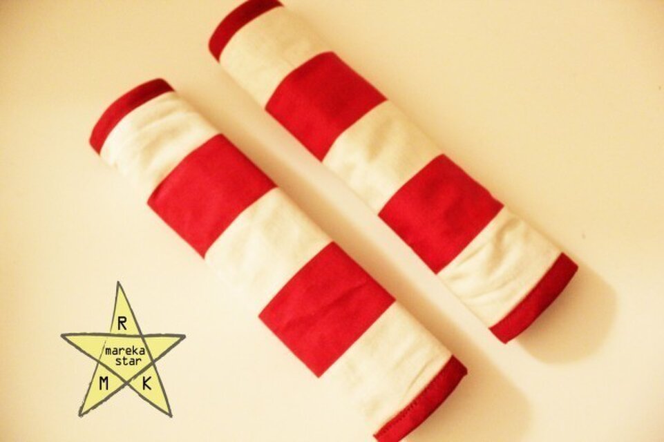 【売約済C様】№167ベビーカー肩ベルトカバー リバーシブル