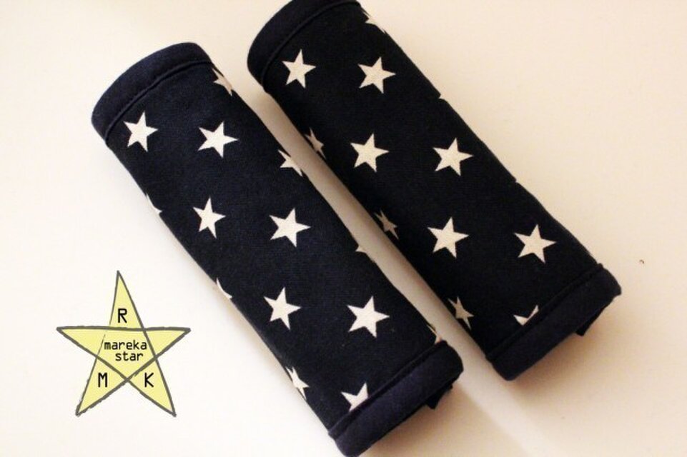 【売約済M様】№168 ベビーカーアーチ型ハンドルカバー☆ネイビ