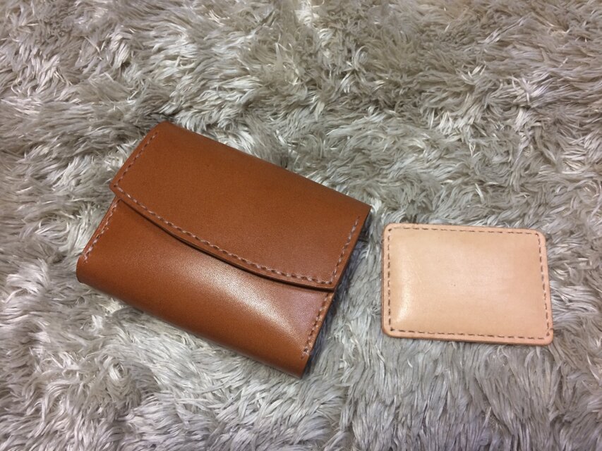 捺印マット、ポーチセット　プレミアムキャメル