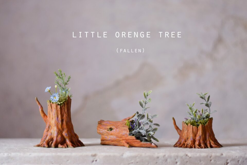 Little orenge tree (fallen) アーティフィシャルフラワー