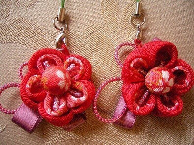 梅の花ストラップ