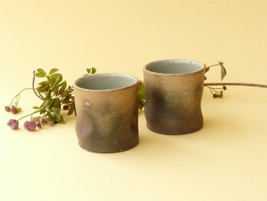 焼き締めゴブレット（ストレート）