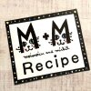 M+M　Recipe