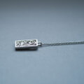 2コset）唐草 透かし ペア ネックレス シルバー925