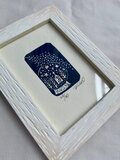 銅版画「snow globe」