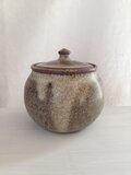 蓋物A(白マット)赤荒土