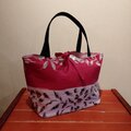 着物　トート型手さげバッグ（小）紐付き