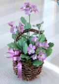 クレイフラワー　桜草 ☆クレイフラワー作品（春の訪れ・桜草ー2）☆ | iichi 日々の