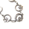 ヴィンテージ アイルランド クラダ シルバー ブレスレット STERLING