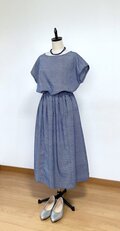 絞り浴衣リメイク　セットアップ 絞り浴衣リメイク　セットアップ
