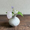 一輪挿し ミニ花入 ミニミニ花瓶 ミニミニ花入 花入れ 小壺 白土丸徳利