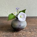 一輪挿し ミニ花入 ミニミニ花瓶 ミニミニ花入 花入れ 小壺 赤土丸徳利