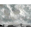 原画・油彩「近所の風景」絵画 P8（33×46㎝）アート ・キャンバス