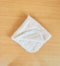 ＊ハンドメイド＊ふわふわガーゼハンカチ＊　　02 ダブルガーゼ2枚合わせのふわふわハンカチ（ドット） | iichi 日々の