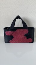 帯リメイクバッグ｜黒地に映える華やかな絞り | iichi 日々の暮らしを