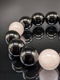 パワーストーン】ローズクォーツ モリオン 16mm (紅水晶・黒水晶