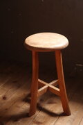アンティーク　木製 丸椅子 スツール　丸イス　チェア №157 木製丸椅子 スツール アンティーク家具 イス | iichi 日々の