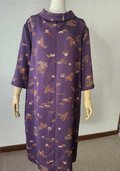 着物リメイク ロールカラーワンピース | iichi 日々の暮らしを心地よく