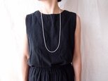 【K18】 パールロングネックレス … flat seed pearl