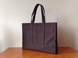 S様ご予約品 A3 Square Tote Bag ［ダークブラウン］の画像