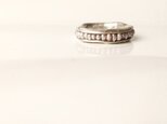 Hold Ring ＊ silver type /purple pearl /#13