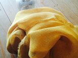 草木染めストール（たまねぎと黄金花ブレンド・山吹色）minekoさま専用の画像