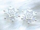 雪が降るsimple・ピアス（イヤリング）の画像