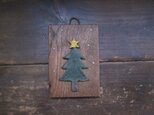 木と星　クリスマスの画像