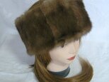 ¶ new antique fur ¶ スカングロウミンクヘッドバンド/スヌード2wayの画像