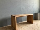 一生もの　楢（オーク）無垢材を使用した ローテーブル　/　ベンチ（背高タイプ）の画像