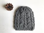 ニット帽子a[ダークグレー]