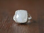 アラビアンスタイル　ムーンストーン　指輪　14.5号　ステアリングシルバー925