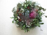 芍薬のchristmas-wreath