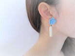 ヴィンテージパールピアス vintage pierced earrings pearl <PE-BLPL>の画像