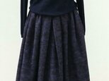 結城紬リメイク：タックスカート