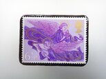 イギリス クリスマス切手ブローチ1891の画像