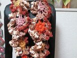 ♪花hana花♪モチーフロングストールの画像