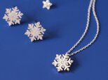 雪の結晶 ネックレス ピアス 限定セット