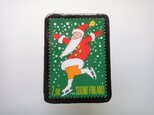 「再販」フィンランド　クリスマス切手ブローチ1973の画像