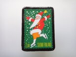 「再販」フィンランド クリスマス切手ブローチ1973の画像