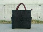 sashiko bag [black]の画像