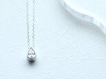 White しずく ネックレス シルバー925