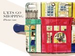 「Let's Go SHOPPING」iPhoneケース〈手帳型〉の画像