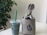 カフェバッグ 花うさぎの画像
