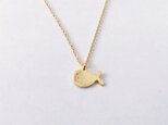 Vermeil charm necklace/petit fishの画像